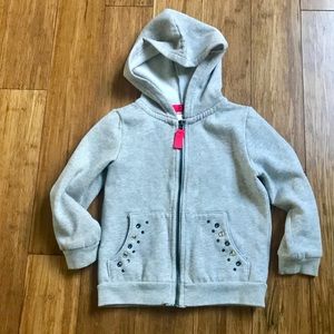 Carters gray hoodie with embellishments
